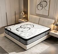 Matelas de massage orthopédique compressé pour hôtel, tailles Twin, Full, Queen, King, en latex, ressorts ensachés et mousse à mémoire de forme