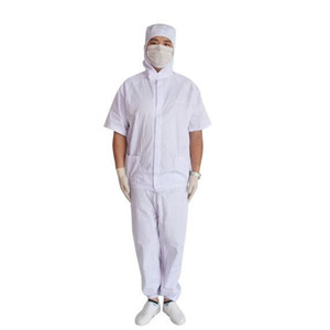 Zixi ZX1245 Factory Stock Dust-Free Breathable <b>Short</b>-Sleeve Workwear for Spring and Autumn, Wear-Resistant and Protective - Product Image 4