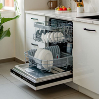 Panier inférieur pour lave-vaisselle en acier inoxydable pour un rangement et un nettoyage améliorés de la vaisselle