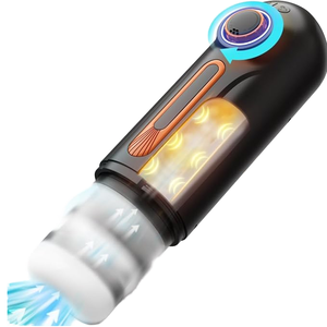 可充电强力成人玩具自动加热男用自慰杯阴道功能TPE电动性玩具 - Product Image 1