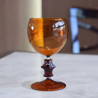 Verre à pied créatif Little Monster, gobelet en cristal mignon motif ours de dessin animé pour champagne, cocktail et décoration de fête