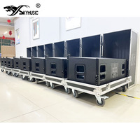 VERA36 + 1600w double réseau de ligne chine 12 pouces double système de haut-parleurs de réseau de ligne à 3 voies