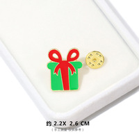 Broche happy birthday en émail pour chapeau, autocollants de joyeux noël, motif dessin animé, motif renne, chapeau, foulard, Badge à revers personnalisés
