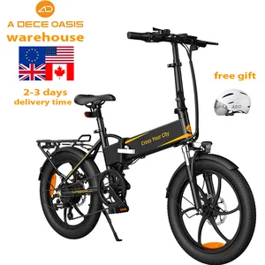 升级ADO A20XE欧盟英国美国仓库E自行车电动城市混合自行车48v 36v折叠电动自行车