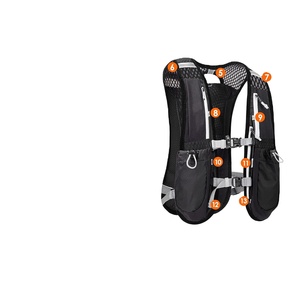 Échantillon Gratuit : Sac à Dos de Course Léger, Sac d'Hydratation, Gilet de Course Fonctionnel 5L - Product Image 2