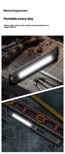 Nouvelle lampe de travail pliable à trois sources lumineuses, à aspiration magnétique, rechargeable par USB, avec règle d'écran <span class=keywords><strong>LED</strong></span>, étanche, pour travaux transfrontaliers - Product Image 3