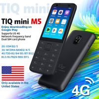 تي آي كيو ميني إم 5 النسخة الأمريكية |   هاتف ذكي بنظام أندرويد 13 يدعم 4G، بشريحتين، يدعم أندرويد أوتو، ذاكرة 32 جيجابايت، هاتف بلوحة مفاتيح