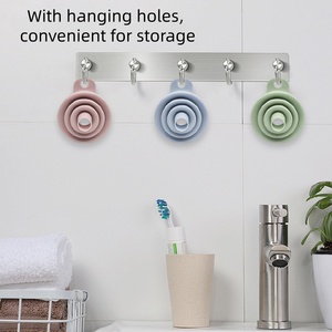 Entonnoir pliable en silicone personnalisé pour cuisine, petit et économique, pour remplir les bouteilles d'eau et transférer les liquides - Product Image 5
