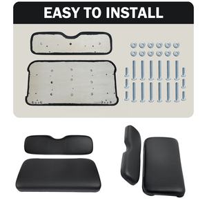 Kit de Repuesto de Asiento Delantero para Carro de Golf EZGO TXT, Incluye Base y Respaldo - Product Image 5