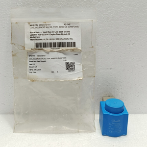 Bobine d'électrovanne Danfoss BE110CS 018F6192 110V 10W Alfa Laval - Product Image 1
