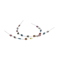 Série d'orthodontie dentaire de haute qualité : Brackets colorés tendance et gouttières orthodontiques métalliques temporaires
