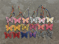 Nouvelle Collection : Breloques Papillon Colorées Créatives en Cuir PVC avec Pendentif Animal et Corde en Coton pour Sacs à Main Femme – Vente Flash
