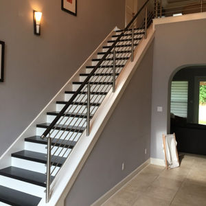 Rampe de villa moderne en acier inoxydable DIY, design de balustrade en tige solide - Product Image 2