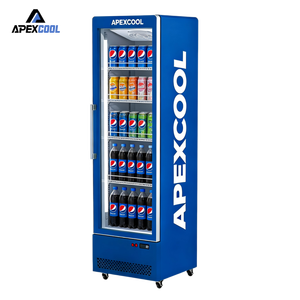 Réfrigérateur Commercial APEX à Porte Unique pour Boissons, Vitrine Réfrigérée pour Supermarché, <span class=keywords><strong>Prix</strong></span> de Gros Personnalisé - Product Image 2
