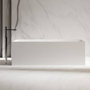 อ่างอาบน้ำพื้นผิวแบบอิสระอ่างอาบน้ำหินเรซินอ่างอาบน้ำทันสมัยอ่างอาบน้ำสีขาว <span class=keywords><strong>GM</strong></span> - Product Image 6