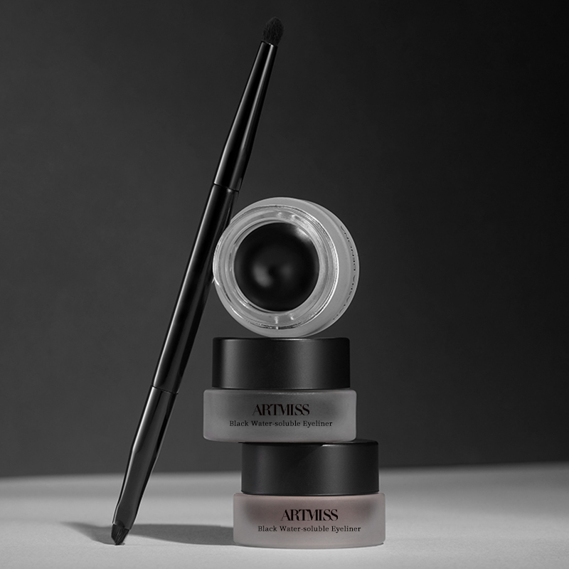 Профессиональная Водостойкая Подводка для глаз ARTMISS черного и коричневого цвета, гель для подводки глаз, крем для макияжа