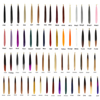 Cheveux Tressés Synthétiques Ultra-Lisses et Soyeux de 22 Pouces, Pré-Étirés pour Tresses au Crochet