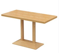Ensemble table à manger et chaises en bois massif pour restaurants Chaises Windsor polyvalentes pour café, thé, boutique de desserts