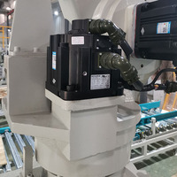 Robot d'emballage entièrement automatique Machine de palettisation 25kg Sac d'emballage de particules de poudre de farine d'aliments pour animaux