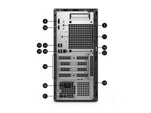 Brand New Spot Goods I3-12100 16G 256GSSD 1THDD Dells Pro Tower QCT1250 Ordinateur de bureau pour un usage commercial - Product Image 5