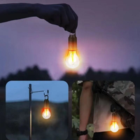 Solar-Campingzeltlampe USB-Aufladbar Hängend Leichtgewichtig Tragbar für Outdoor Notfall Wandern Stromausfall