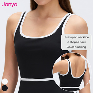 Shorts de sécurité respirants à séchage rapide Janya pour femmes, vêtements de sport et de yoga, robe de golf et de tennis à encolure croisée pour femmes avec coussinets amovibles - Product Image 3