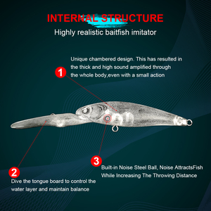 XINV 65mm/7g coulant <span class=keywords><strong>Jerkbait</strong></span> dur <span class=keywords><strong>Minnow</strong></span> CDNA2.5 leurre de pêche - Product Image 6