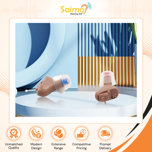 เครื่องช่วยฟังแบบอนาล็อกลดราคาพิเศษ  เป็นมิตรต่อสิ่งแวดล้อม เทคโนโลยีขั้นสูง ใช้งานได้จริง ใส่ได้ทันที รุ่น CIC สำหรับผู้มีปัญหาการได้ยินระดับเล็กน้อยถึงปานกลาง - Product Image 3