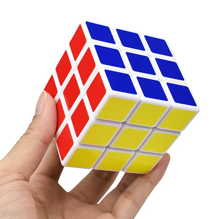 Cubo mágico inteligente manual, quebra-cabeça de brinquedos, velocidade, cor vívida