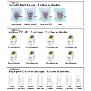 Appareil de rajeunissement cutané HIFU sans douleur pour le lifting du visage, l'amélioration des vergetures, la réduction des pores et la beauté de la peau - Product Image 5