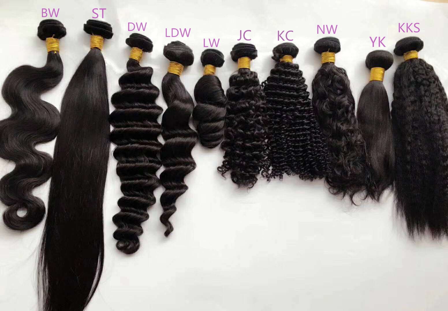 Faisceaux de cheveux