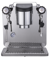 Machine à expresso professionnelle à groupe unique en acier inoxydable, chaudière 6L, 2200W, équipement de barista professionnel