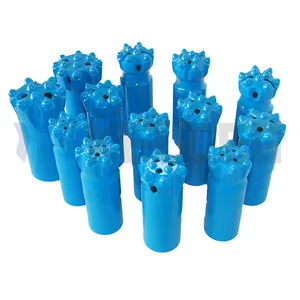 R32 43/45/51mm Threaded Button Bit For Quarrying Mining Top Hammer Rock Thread Drill Button Bits