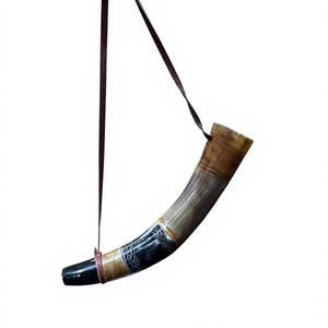 Cuerno de Búfalo Natural al por Mayor, Cuerno para Soplar Hecho a Mano, Instrumento Musical Tradicional - Product Image 1