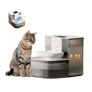 Fontanella Intelligente per Animali Domestici da 4,5L con Controllo WiFi e App, Temperatura Costante, Batteria da 4000mAh, Ciotola in Ceramica per Gatti e Cani - Product Image 1