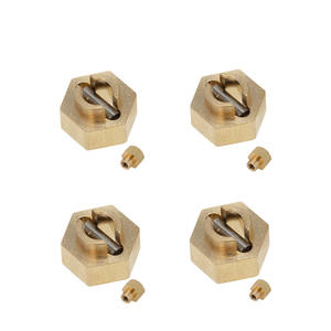 Adaptador hexagonal de rueda de latón de 3MM, 5MM, 8MM para 1/24 RC <span class=keywords><strong>Crawler</strong></span> <span class=keywords><strong>SCX24</strong></span> AXI90081 AXI00002 AXI00001 AXI00004 Gladiator - Product Image 3