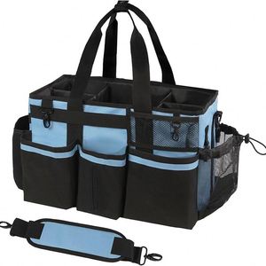 Échantillon gratuit : Organisateur de nettoyage avec poignée et bretelles pour les femmes de ménage, sac de rangement pour outils de nettoyage sous l'évier et pour la voiture - Product Image 2