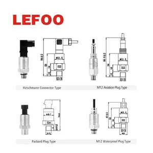 LEFOO圧力センサー4-20mA水油空気圧測定304ステンレス鋼圧力送信機トランスデューサー