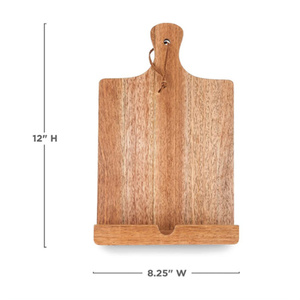 Supporto per Tablet in Legno di Acacia, Porta Ricettari, Supporto Rustico Stile Fattoria per Libri e Display - Product Image 2