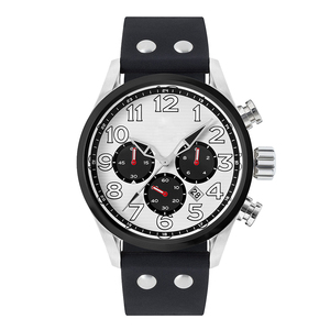Mode Sport grande taille hommes montres bracelet en caoutchouc 10ATM étanche <span class=keywords><strong>Chrono</strong></span> montres pour hommes montre calendrier U2996 - Product Image 1
