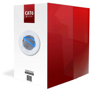 ゾン工場卸売CAT6イーサネットケーブル1000フィートバルクネットワークLANワイヤー23AWG撚り線銅UTP 550MHz高速インターネット - Product Image 1