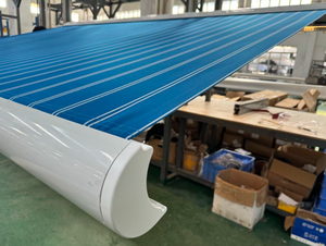 Vente en gros de parasols de jardin en aluminium restaurants en plein air auvent à bras rétractable à double ouverture pare-soleil acrylique patios fenêtres - Product Image 3