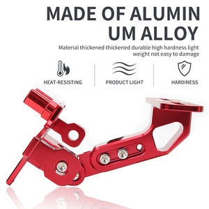 Cadre de plaque d'immatriculation de moto électrique CNC Conversion de moto support de plaque arrière coloré en aluminium pour MT07 <span class=keywords><strong>MT09</strong></span> MT10 - Product Image 5