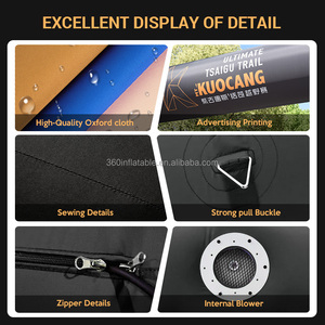 Tenda Gonfiabile Pubblicitaria Personalizzata per Esterni in Tessuto Oxford Impermeabile per Eventi e Feste all'Aperto con Soffiatore d'Aria - Product Image 3