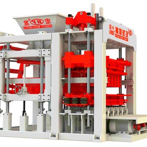 Hongfa HF tự động <span class=keywords><strong>Tiger</strong></span> khối bê tông Máy <span class=keywords><strong>AT6</strong></span> giá với Siemens PLC Loại sản phẩm gạch làm máy móc - Product Image 6