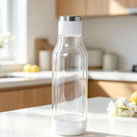 Gobelet en verre portable anti-fuite au design original pour femmes, idéal pour le café, le thé au lait et l'usage domestique, cadeau d'affaires
