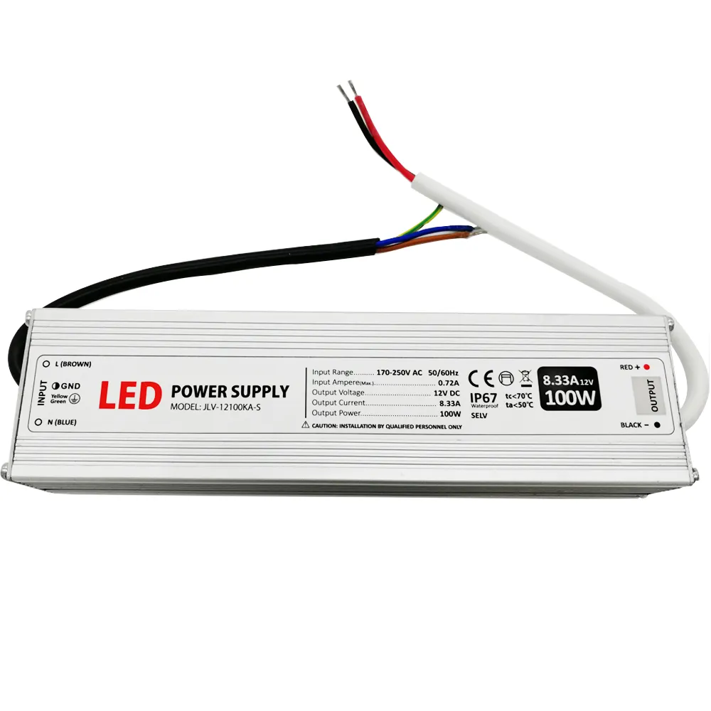 IP68 Impermeabile per esterni driver di illuminazione a led 60-300W corrente costante LED di alimentazione