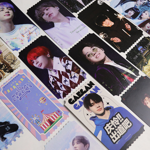 Tùy chỉnh Kpop <span class=keywords><strong>photocards</strong></span> Banner vé cả hai bên Holographic in tráng giấy Poster cho các sự kiện - Product Image 5