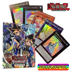 Offre Spéciale 72 pièces/boîte Yugioh jeux de <span class=keywords><strong>cartes</strong></span> à collectionner anglais Laser or timbre Anime <span class=keywords><strong>Yu</strong></span> <span class=keywords><strong>Gi</strong></span> <span class=keywords><strong>Oh</strong></span> Collection de <span class=keywords><strong>cartes</strong></span> pour les enfants - Product Image 6