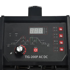 Soldador de arco de argón, máquina de soldadura portátil <span class=keywords><strong>profesional</strong></span>, 220V, <span class=keywords><strong>200</strong></span> <span class=keywords><strong>AMP</strong></span>, inversor MAG, Acdc, TIG Por Pulsos, CA, CC, TIG - Product Image 6